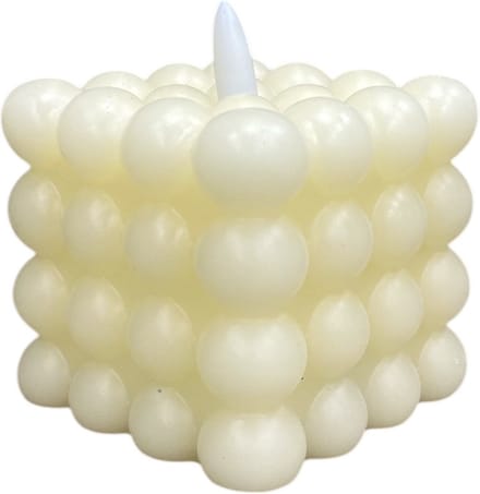 Countryfield - Led Kaars - Bubble - Creme -
