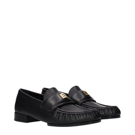 Givenchy Zwarte Leren Instappers