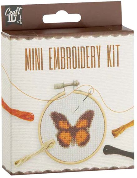 Creative Craft Group Craft ID - Mini embroidery kit - Butterfly (CR1710