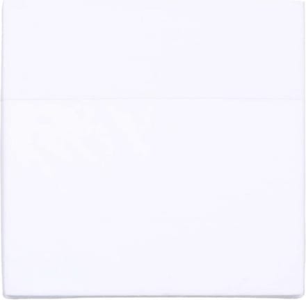 Briljant Baby Ledikant Laken met Bies - 100x150 - Wit - 2 Pack