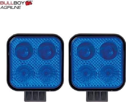 Bullboy LED Werklamp sprayled vierkant kleur blauw AGRI SECTOR