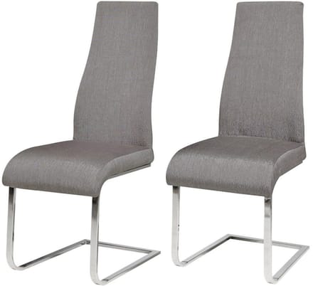 Marcello-Eetkamerstoel - Set van 2 - Grijs