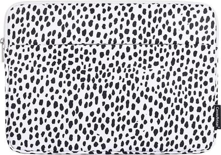 Laptophoes 13.3 Inch - Laptop Sleeve – Panterprint Wit