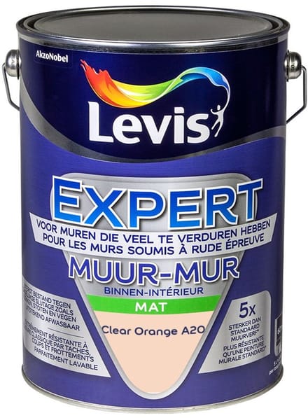 Levis - Expert Muur Binnen Mix - Clear Orange A20 - Mengverf - 5 L