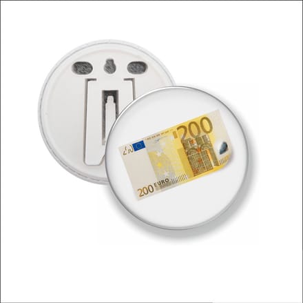 Button Met Clip - 200 euro