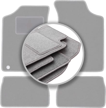 Automatten asgrijs voor: Peugeot 106 hatchback (1991-2003)