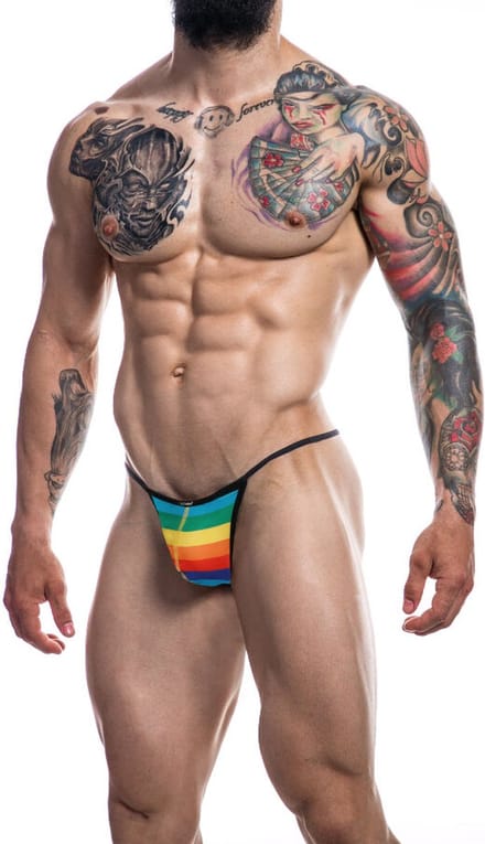 Cut4Men - Sexy Herenstring - Rainbow L
