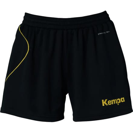 Kempa Curve Shorts Dames - Zwart / Goud - maat XXL
