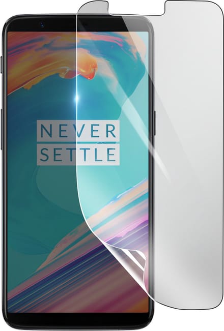 3mk, Geschikt voor Oneplus 5T, Schokbestendige Hydrogel Screenprotector, Transparant