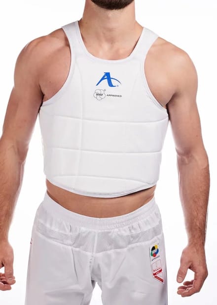 Karate-bodyprotector Arawaza WKF-approved | Wit (Maat: M)