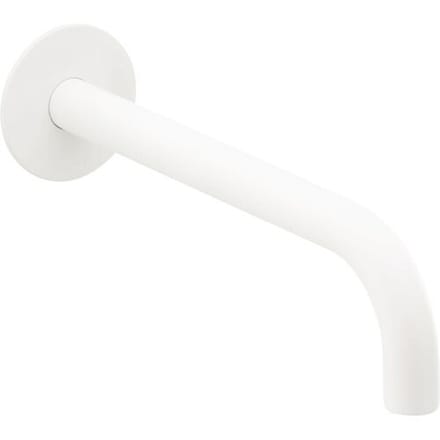 Herzbach DEEP WHITE wall spout, projection 24 cm 23.451400.2.07