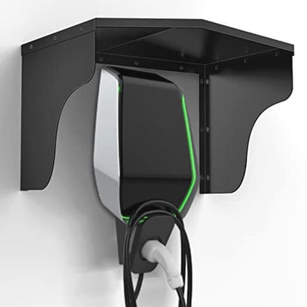 Weerbescherming Overkapping voor Laadzuil - Beschermdak voor E-auto Laadstation en Wandboxen