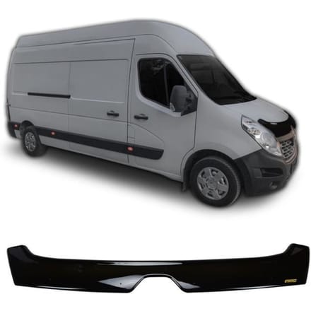 Motorkapspoiler - SCOUTT - Renault Master 2014-2019 - ABS - Eenvoudige installatie - Zwart zwart