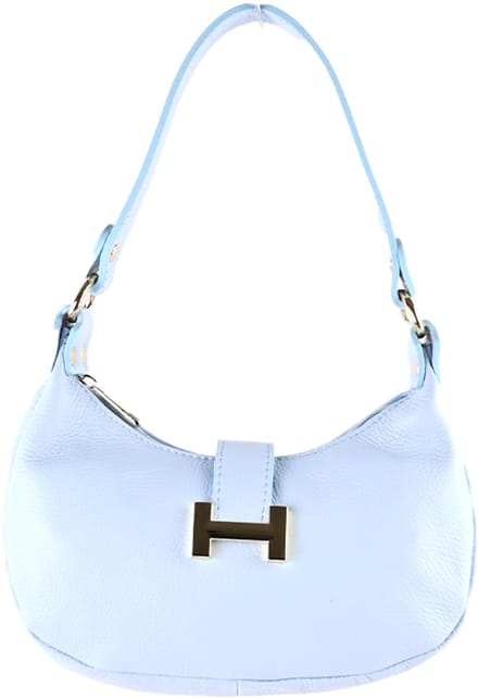 Giuliano Lederen handtas Gaia - Made in Italy - Blauw