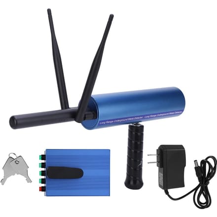 Professionele Handheld Metaaldetector Afstandsbediening Goud Zilver Koper Scanner (Blauw  ) blauw