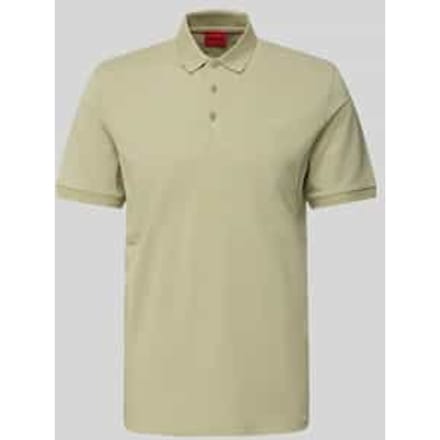 Poloshirt met labelprint, model 'Donos'