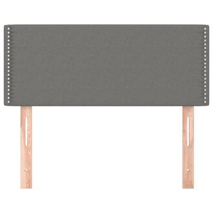 vidaXL - Hoofdbord - 100x5x78/88 - cm - stof - donkergrijs
