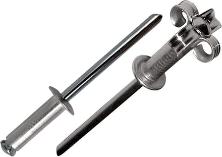 Aluminium Pan Head Rivets 4,8 x 17 mm | Pack van 100 | Blind Riveting | Diverse Flower Rivets