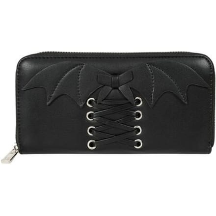 Banned - Gothic Portemonnee - Glamorama - voor Vrouwen - zwart