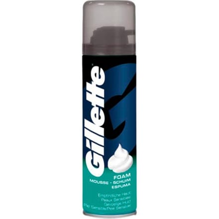 Gillette Scheerschuim - Gevoelige Huid - 6 x 200 ml - Voordeelverpakking