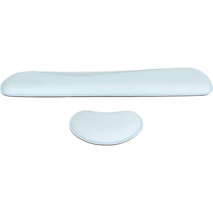 Repose-poignet ergonomique et antidérapant pour clavier et souris, en mousse à mémoire de forme, étanche vert clair