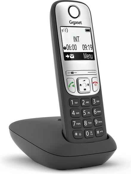 Gigaset A690 DECT Draadloze DECT-telefoon Handsfree, Met basis, Nummerherhaling Zwart