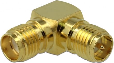 RP-SMA (v) - SMA (v) haakse adapter - 50 Ohm / 3 GHz