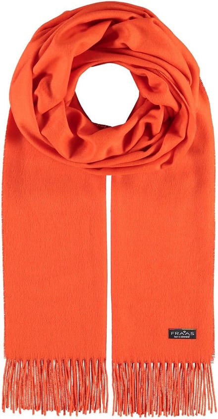 FRAAS Sjaal Pure Polyacrylic Scarf Orange Oranje