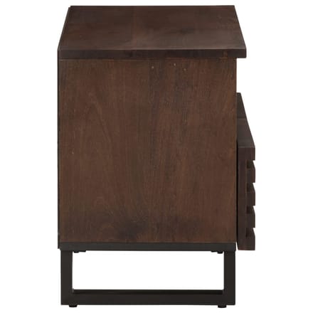 vidaXL - Tv-meubel - 70x34x46 - cm - massief - mangohout - bruin