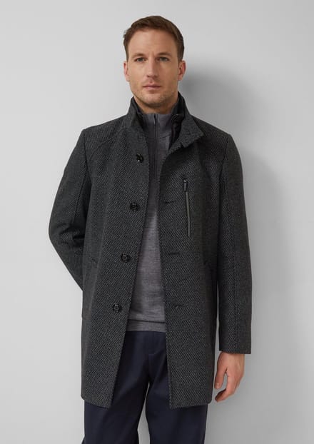 s.Oliver  Jackets Outdoor Grey/black Größe: 50 | Winterjacken Outlet | Herren | Grau