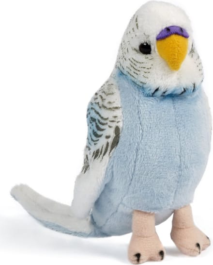Living Nature knuffel Blue Budgerigar with Sound