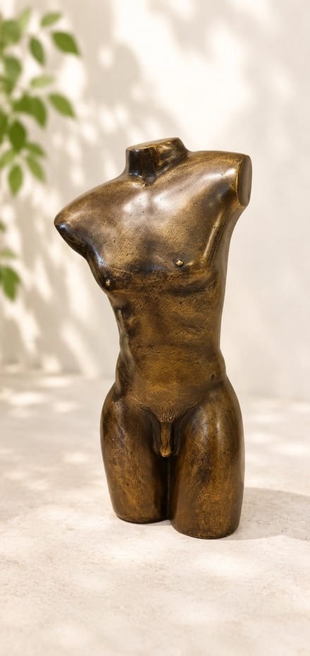 Bronzen Torso | Bronzen Beelden | Moderne Bronzen Beelden | MAN