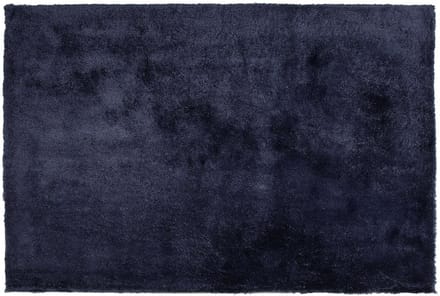 EVREN - Shaggy vloerkleed - Donkerblauw - 140 x 200 cm - Polyester