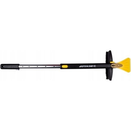 Dunlop ijskrabber met borstel - Zwart/Geel