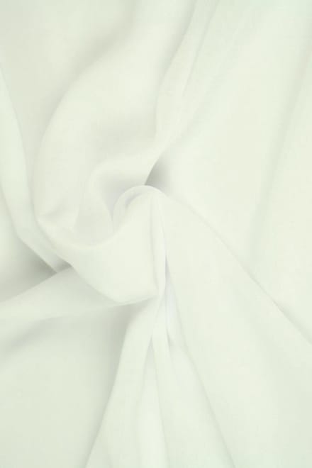 Chiffon stof - Wit - 15 meter