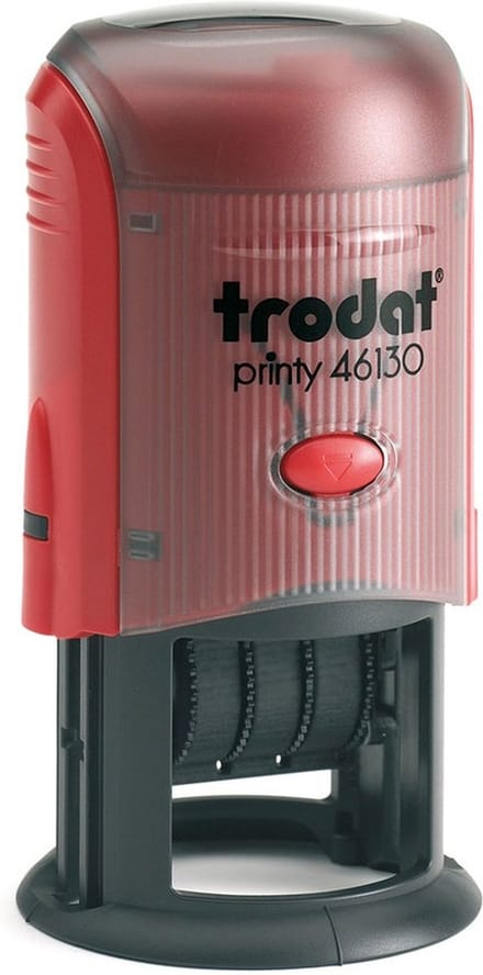Trodat Printy 46130/D Groen - Stempels - Datum stempel Nederlands - Stempel afbeelding en tekst