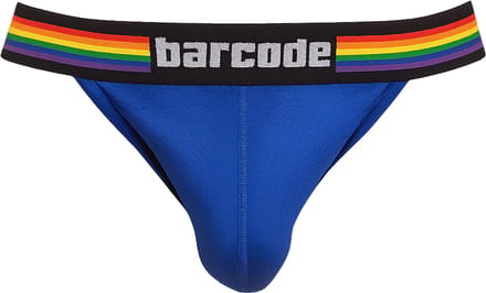 Barcode Berlin Pride Jockstrap Royal - MAAT XL - Heren Ondergoed - Jockstrap voor Man - Mannen Jock