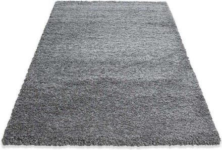 Hoogpolig vloerkleed Life - grijs - 100x200 cm