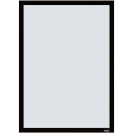 Nobo zelfklevend magnetisch kader - A3 - Set van 2 stuks - Zwart