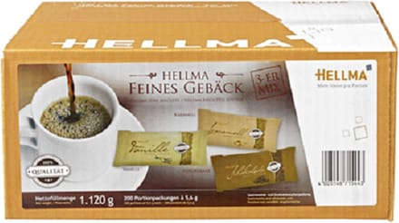 Hellma Fine Pastries - Mix van 3 - 1,12 kg karton