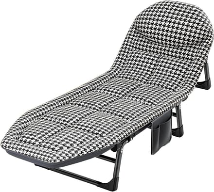 Opvouwbaar Bed - Campingbed Slaapbed - Reizen en Camping - Met Geïntegreerd Kussen - 200x64 cm - Grijs