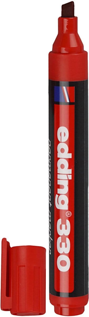 Edding 330 Marker, lijndikte 1-5 mm, rood, 1 stuk