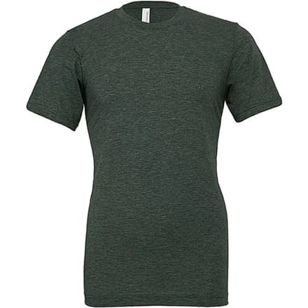 Bella+Canvas Unisex Heather CVC Short Sleeve Tee CV3001CVC - Heather Forest - S