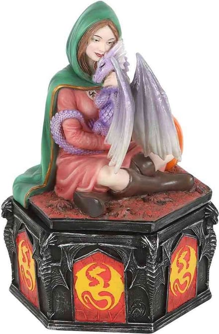 Something Different - Dragon Friendship Fall Box by Anne Stokes Decoratieve opbergdoos - Multicolours