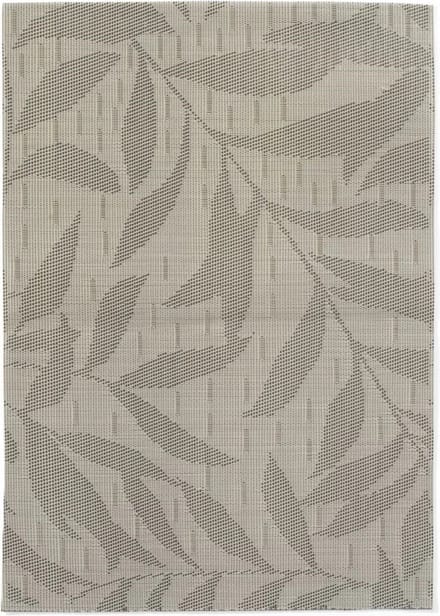 HENDI Placemat set – geweven patroon – antislip – lichtgrijs – 6 stuks – 450x300 mm