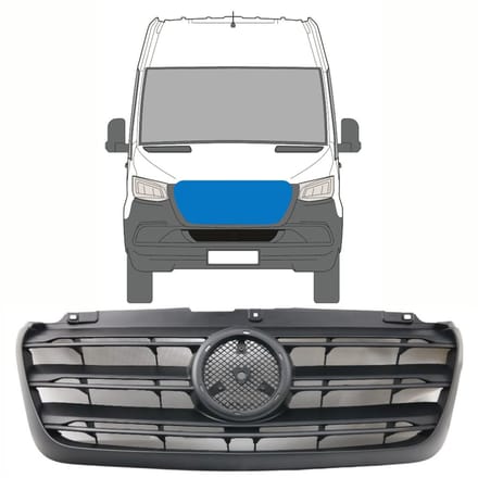 Grill voor Mercedes Sprinter 2018-