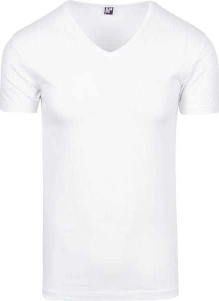 Alan Red Oklahoma T-shirt Stretch Wit (3pack) - Maat L - Heren - Basic T-shirt