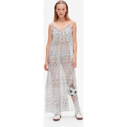 Baum und Pferdgarten Alvine Dress Grey Office Leopard Größe: 36 | Maxikleider Outlet | Damen | Grau