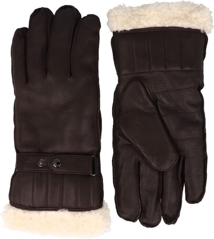 Joop! Handschoenen Leder - Jongens - dbrown