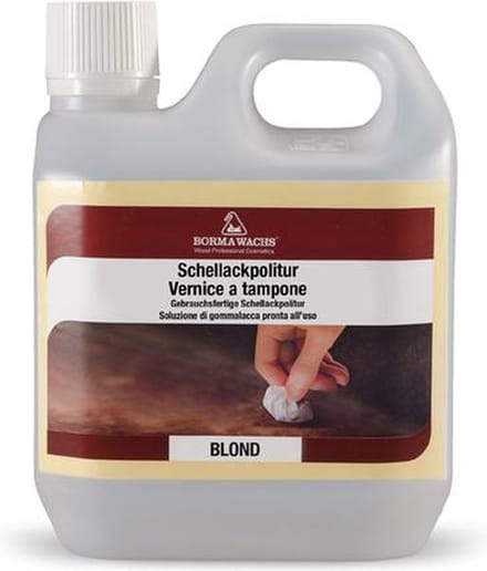 Borma Wachs Schellak Politoer Transparant / Blank - 5 liter